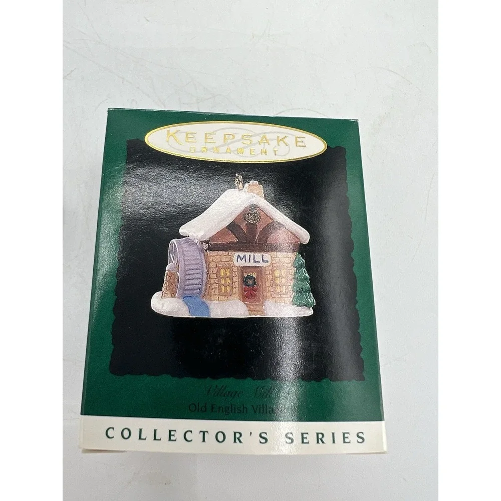 🏡‎ Hallmark Keepsake Ornament–Village Mill–Old English Village–1996 Collectors